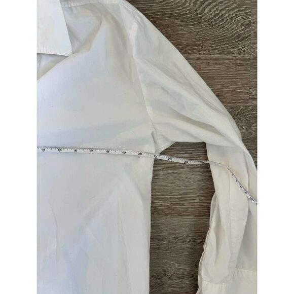 H&M EUC Oversized Button Down Shirt Dress White Size S - Picture 9 of 10